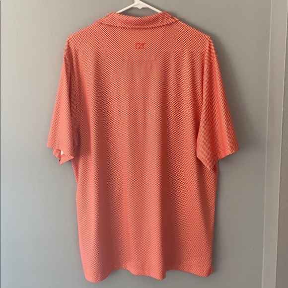 Cutter&buck Orange patterned polo large - Picture 2 of 3